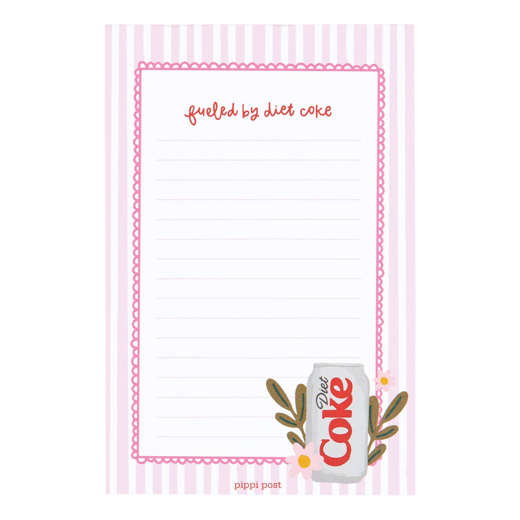 Fueled By Diet Coke 4x6 Notepad - Posh West Boutique