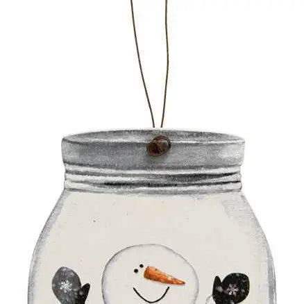 Snow All Day Mason Jar Ornament - Posh West Boutique