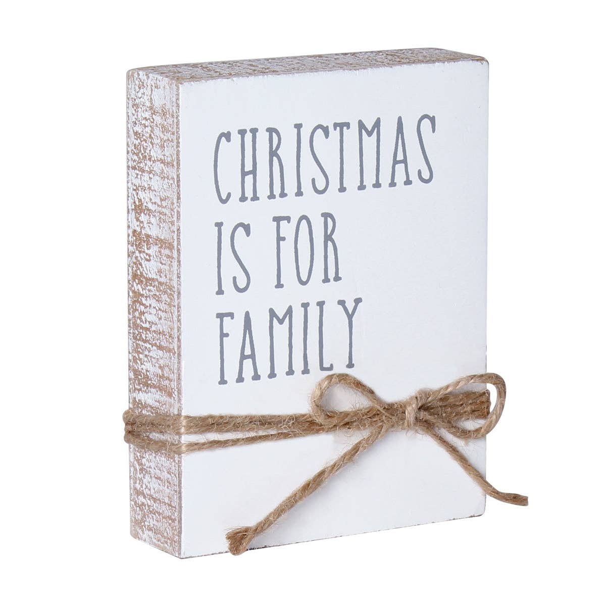 Christmas Family Block Sign - Posh West Boutique