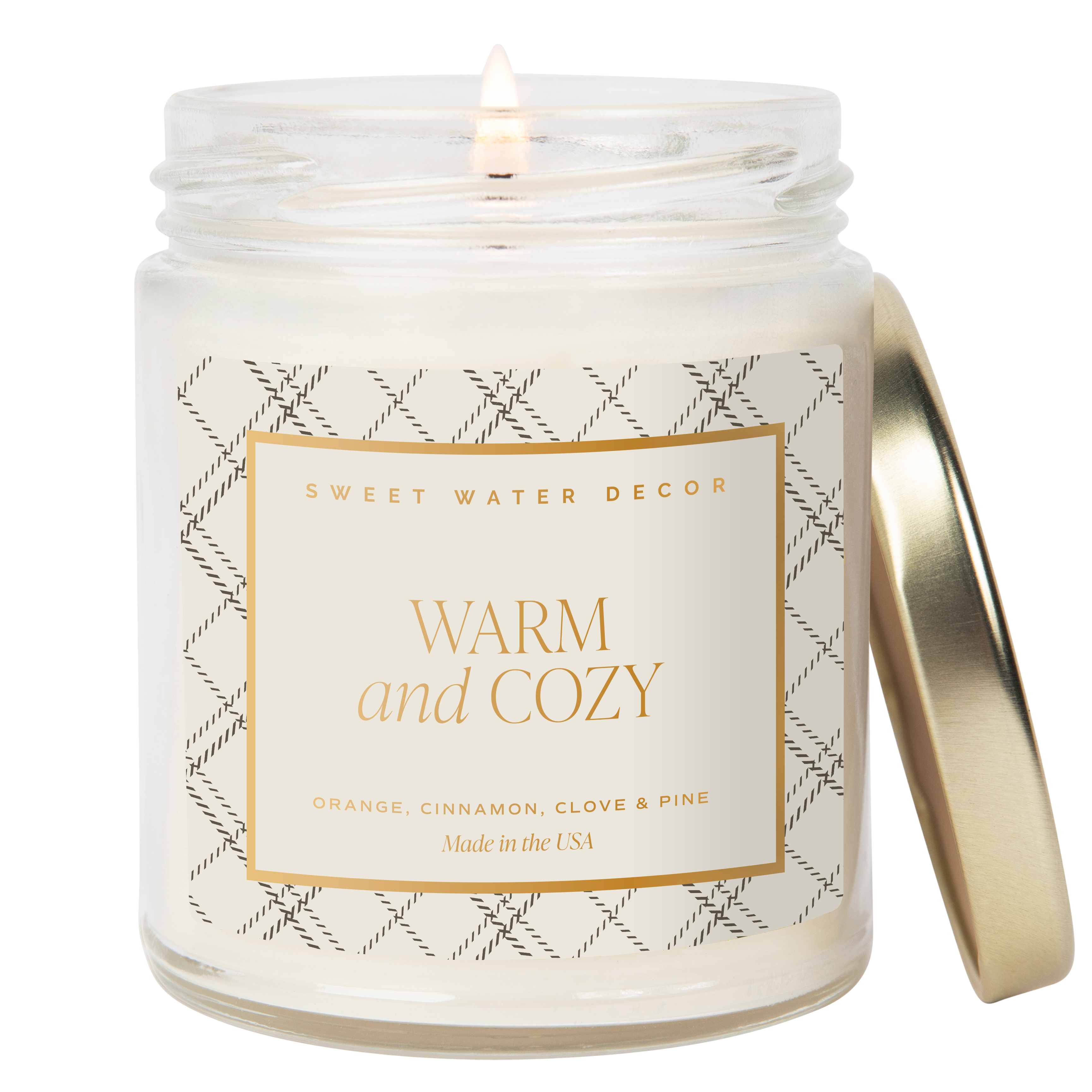 Warm and Cozy Soy Candle - Posh West Boutique