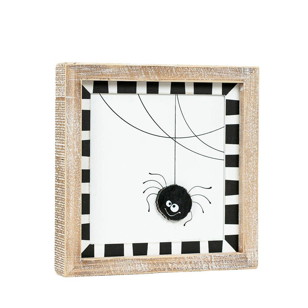 Fall Spider/Pumpkin Reversible Decor Sign