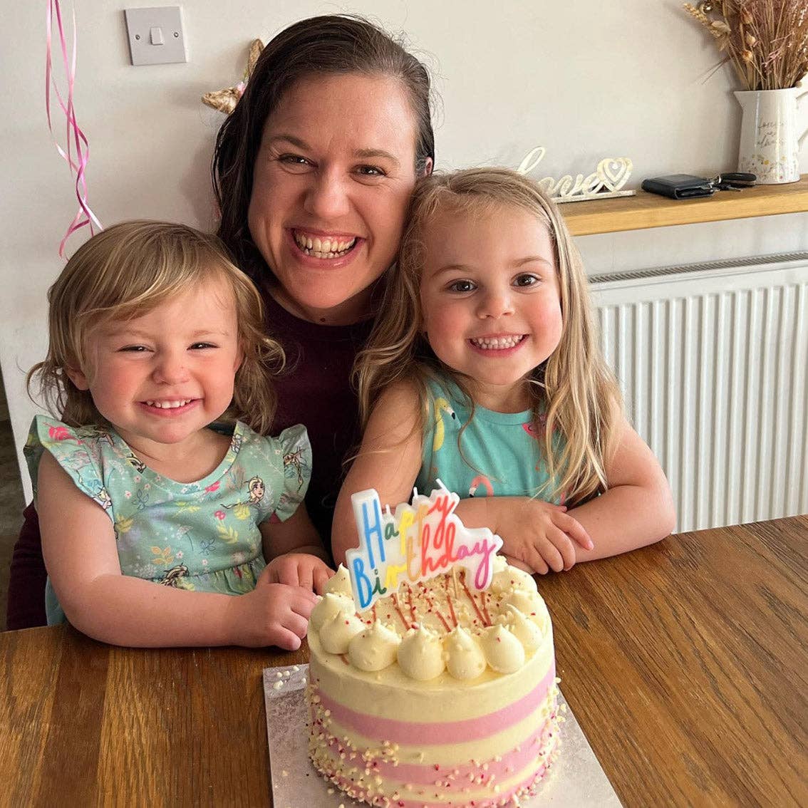 Rainbow Happy Birthday Candle | Cake Candles | - Posh West Boutique
