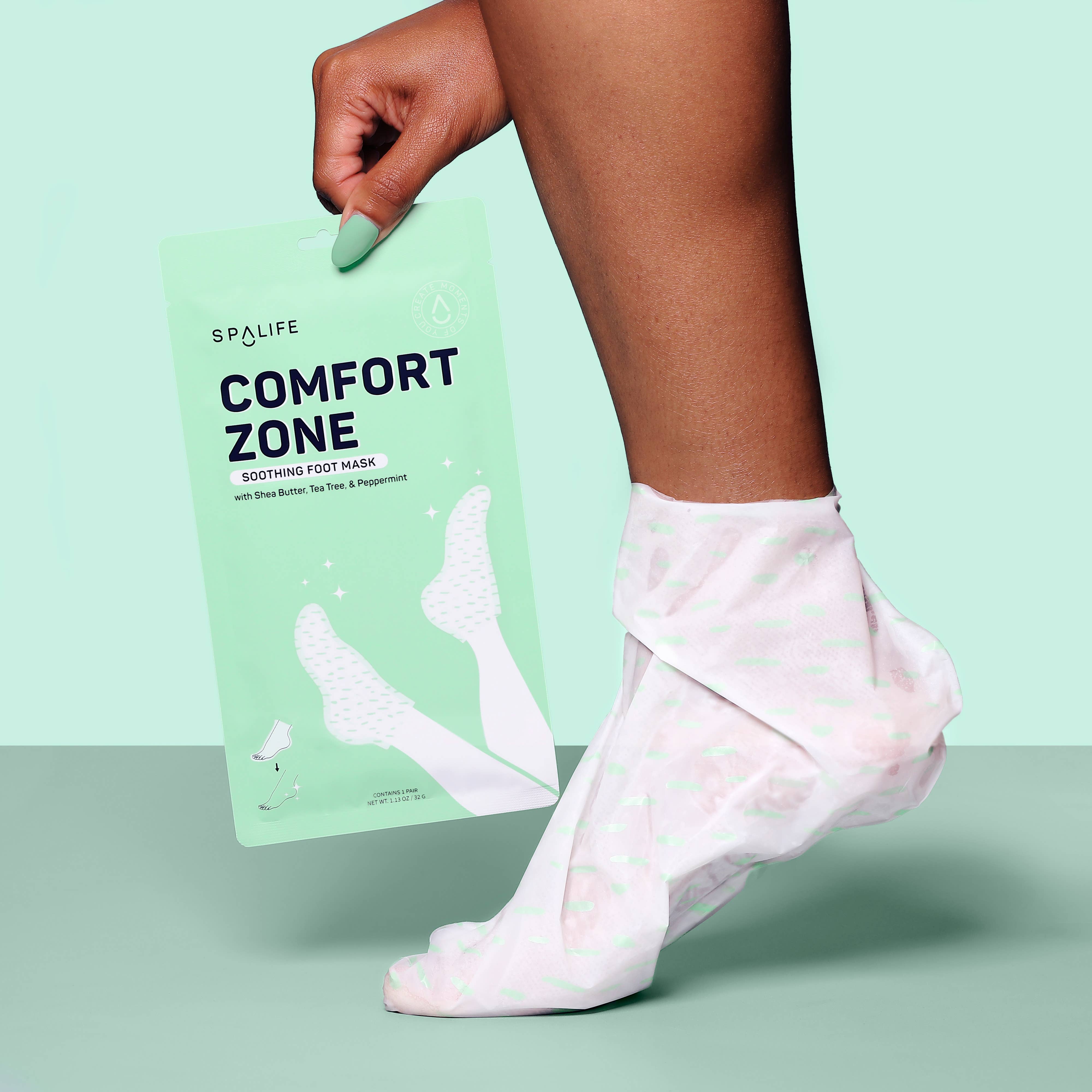 Comfort Zone Soothing Foot Mask with Shea Butter & Tea Tree - Posh West Boutique