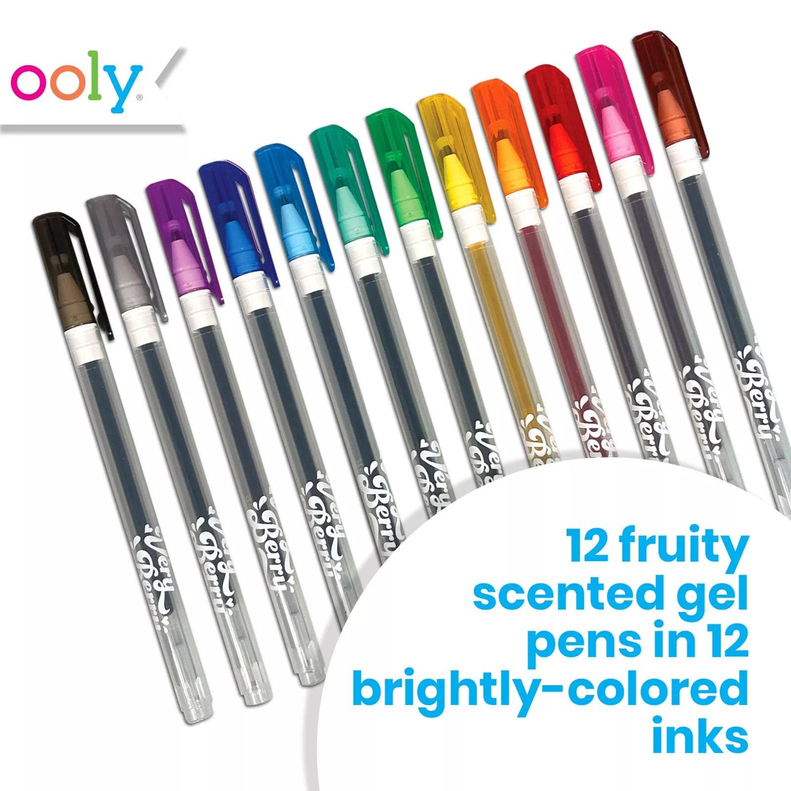 Very Berry Scented Gel Pens - Set of 12 - Posh West Boutique