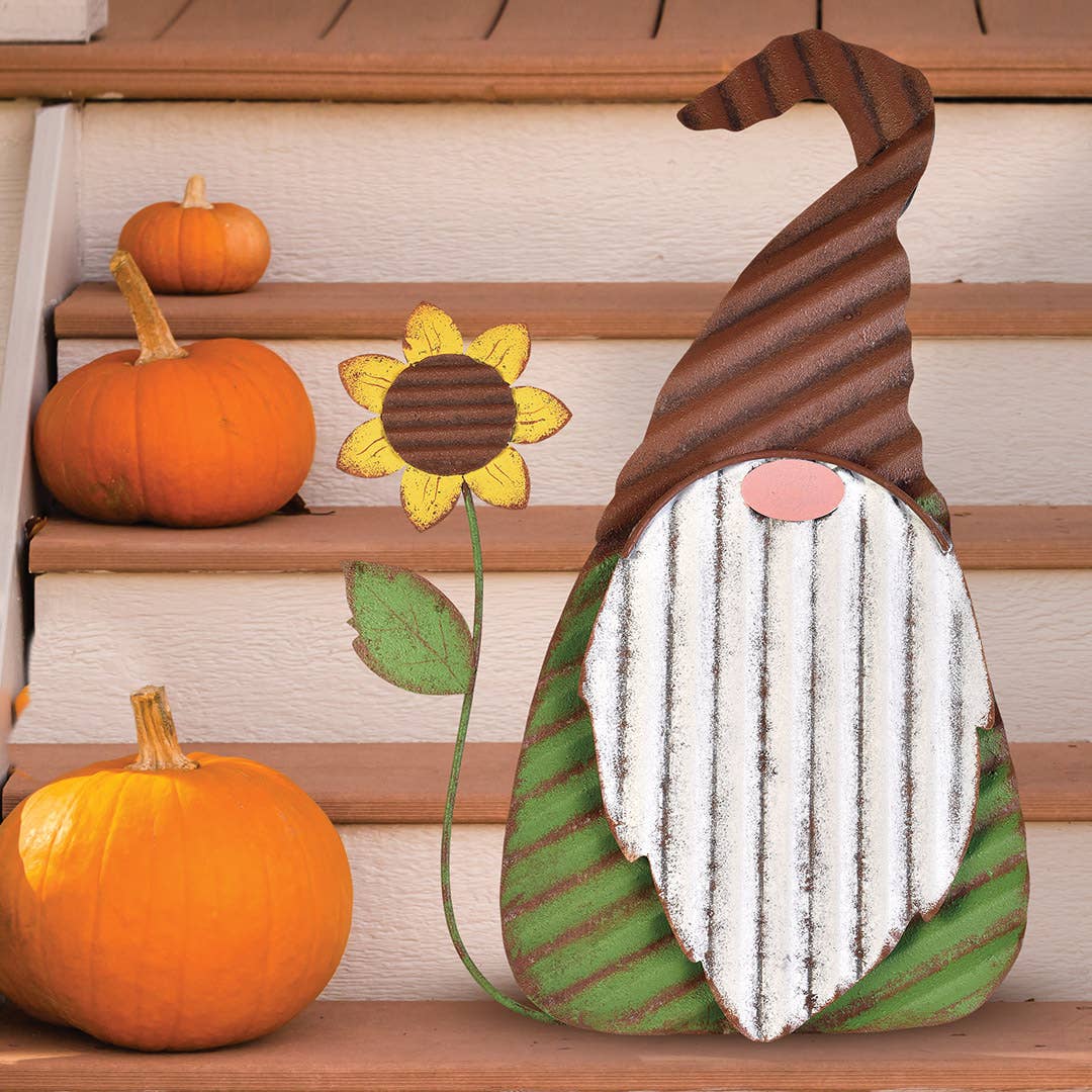 Sunflower Gnome Porch Sitter - Posh West Boutique