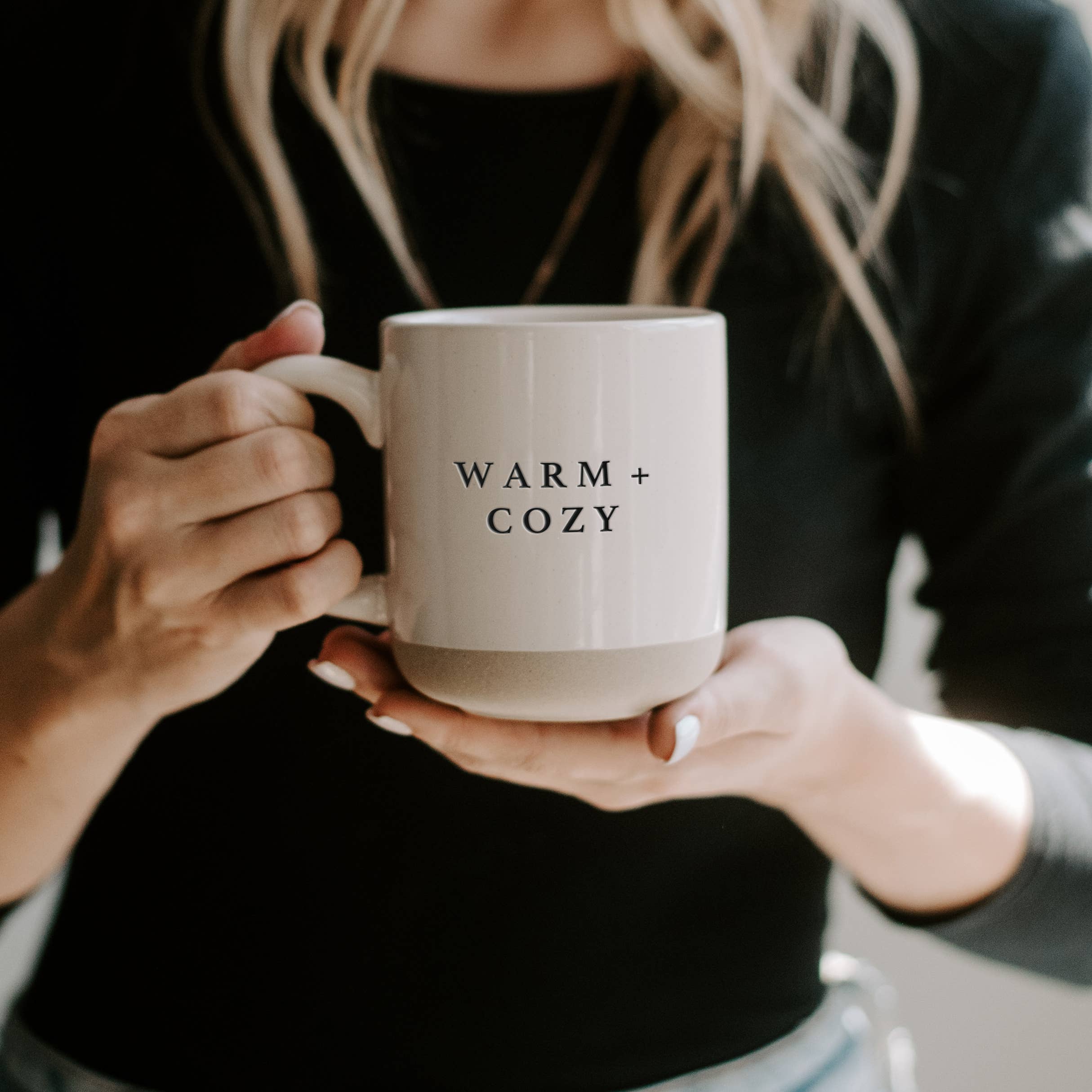 Warm & Cozy Stoneware Coffee Mug
