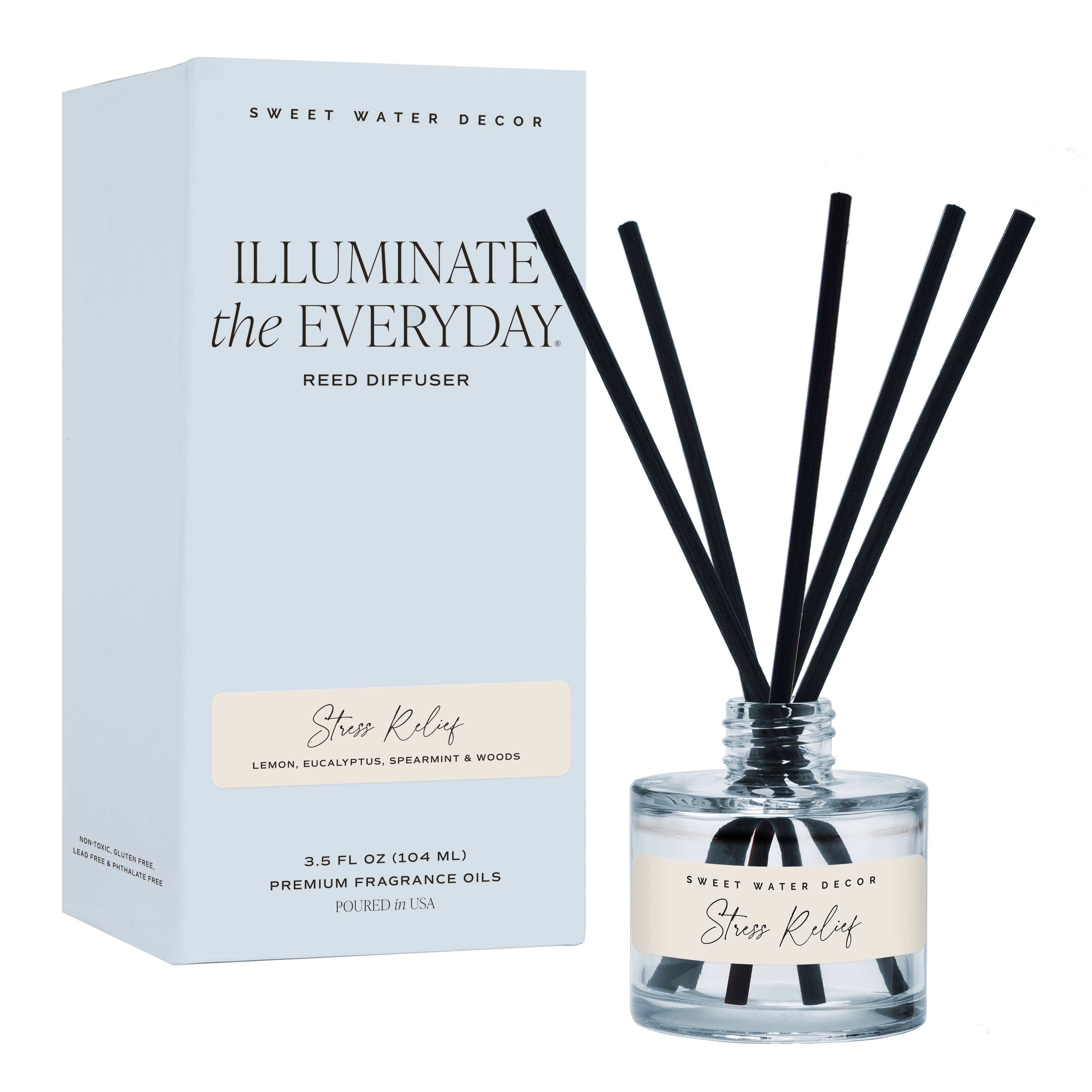 Stress Relief Reed Diffuser- Blue Vessel