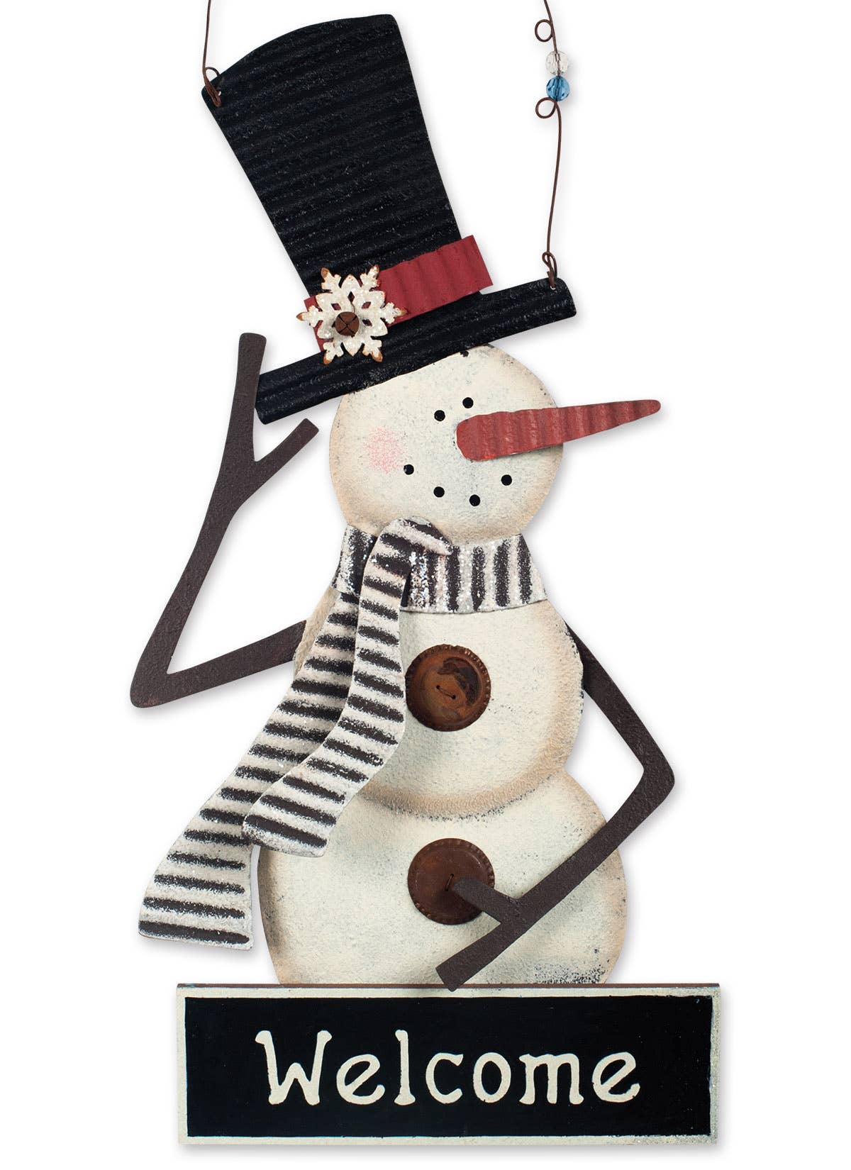 Happy Snowman Welcome Sign - Posh West Boutique