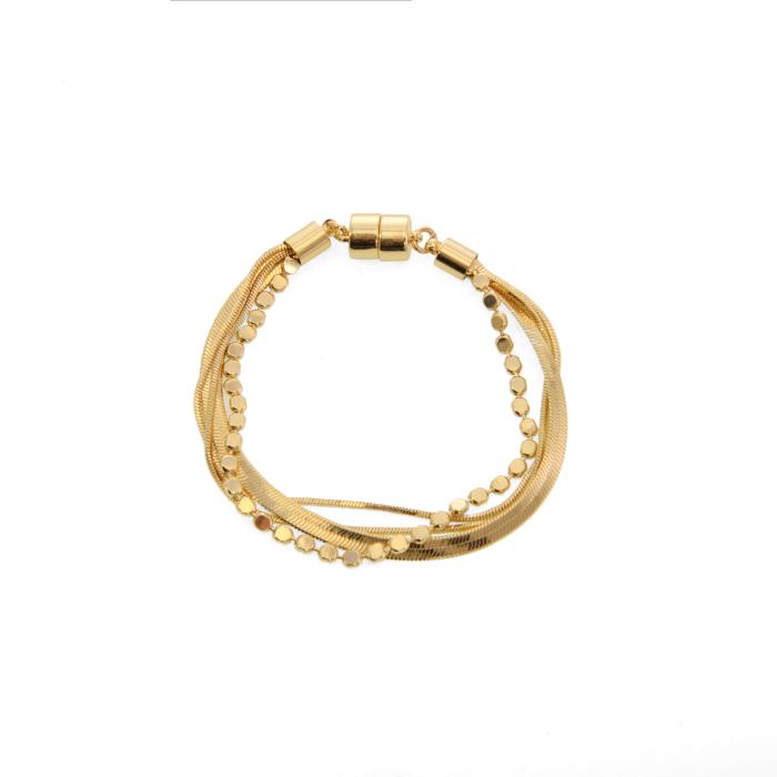Gold Multi Chain Bracelet - Posh West Boutique
