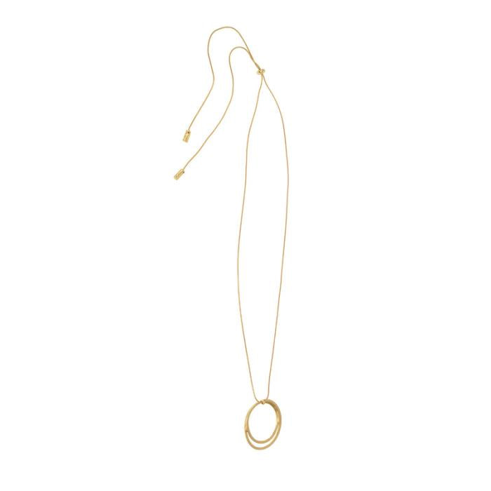 Gold Adjustable Pendulum Necklace - Posh West Boutique