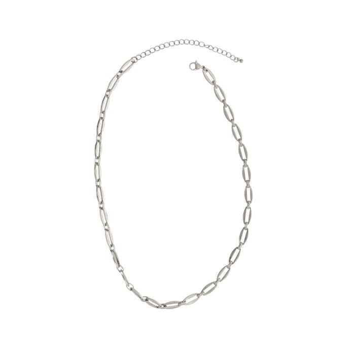 Joy Susan Silver Chain Link Necklace - Posh West Boutique