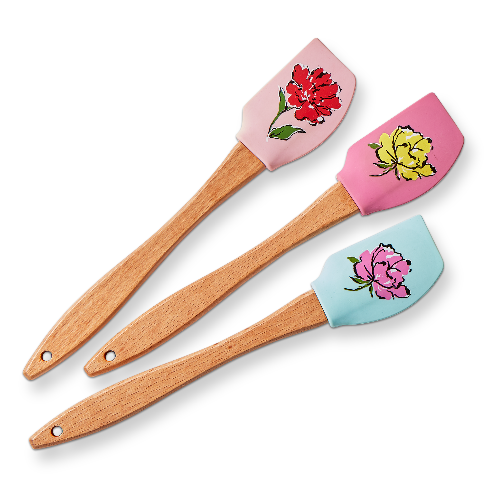 In Bloom Mini Spatula Set of 3 Multi Silicone Spring - Posh West Boutique