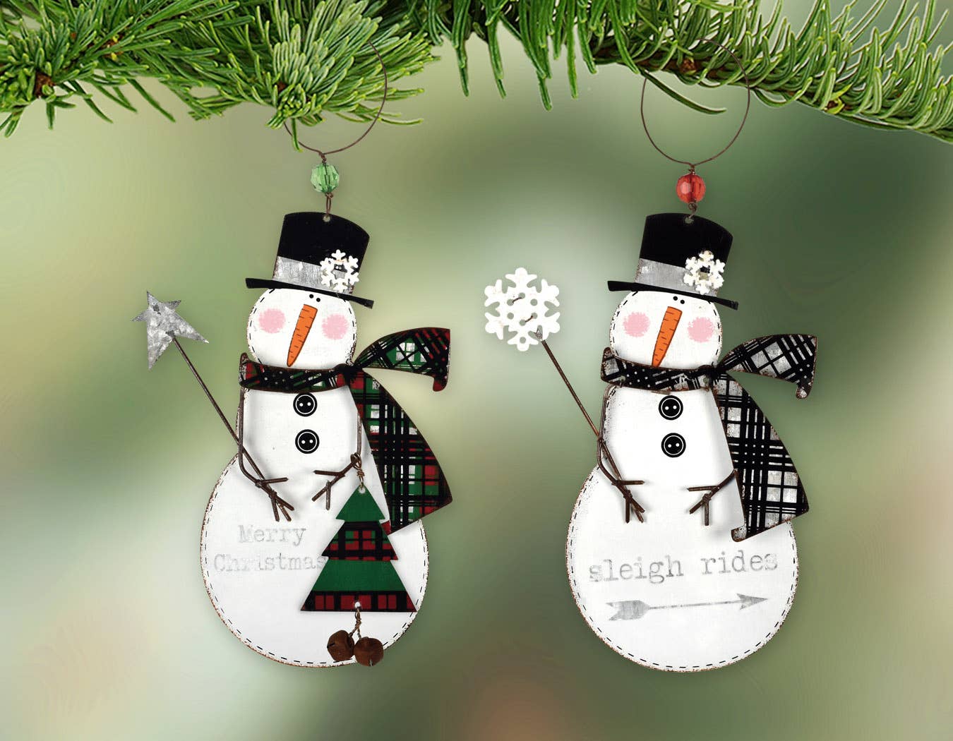 Winter Snowmen Ornament - Posh West Boutique