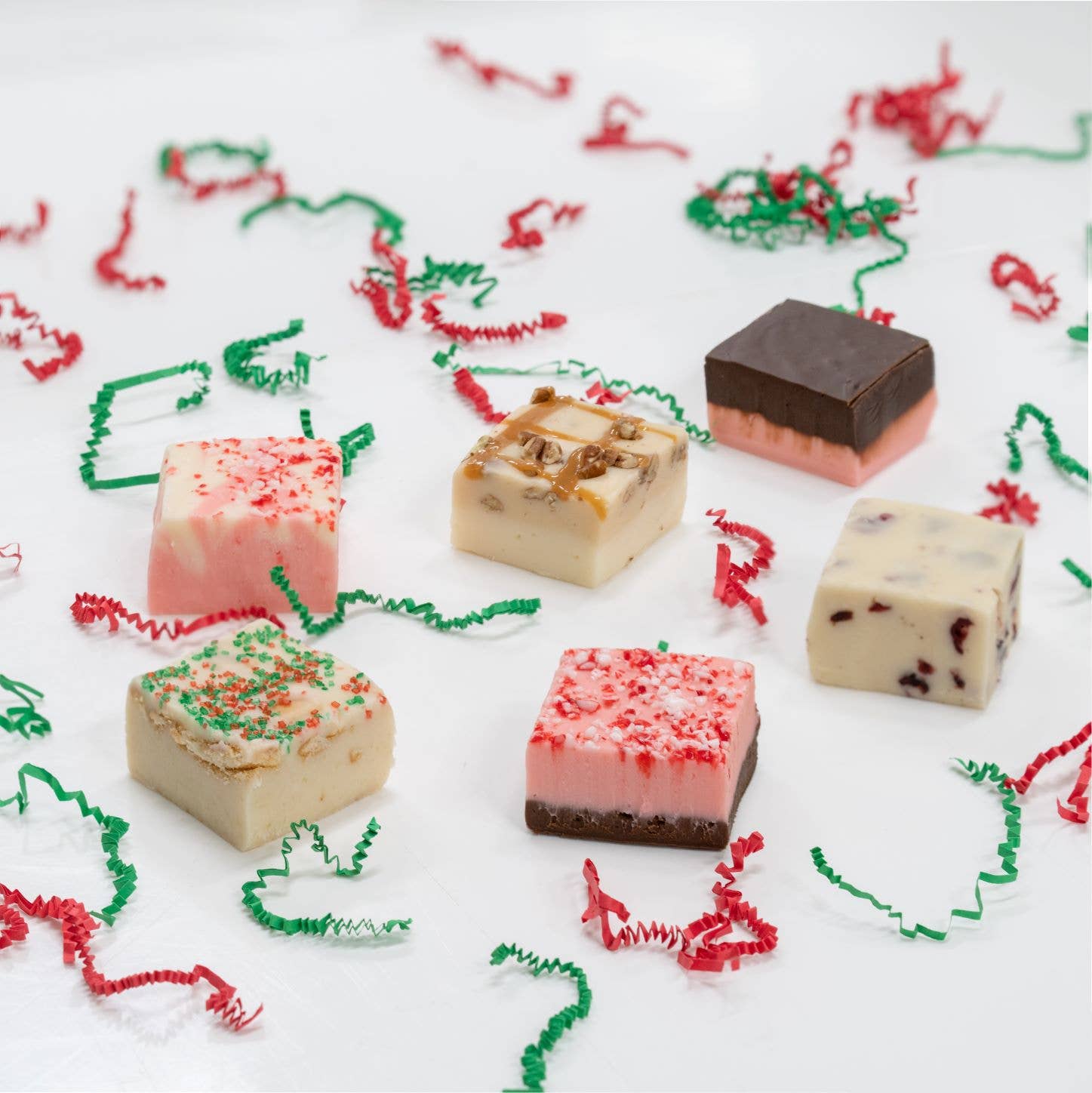 Candy Cane Fudge (1/2 lb Package) - Posh West Boutique