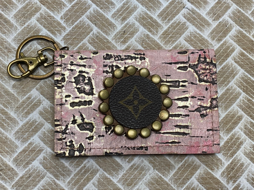 Upcycled Becca Pink Card Holder - Posh West Boutique