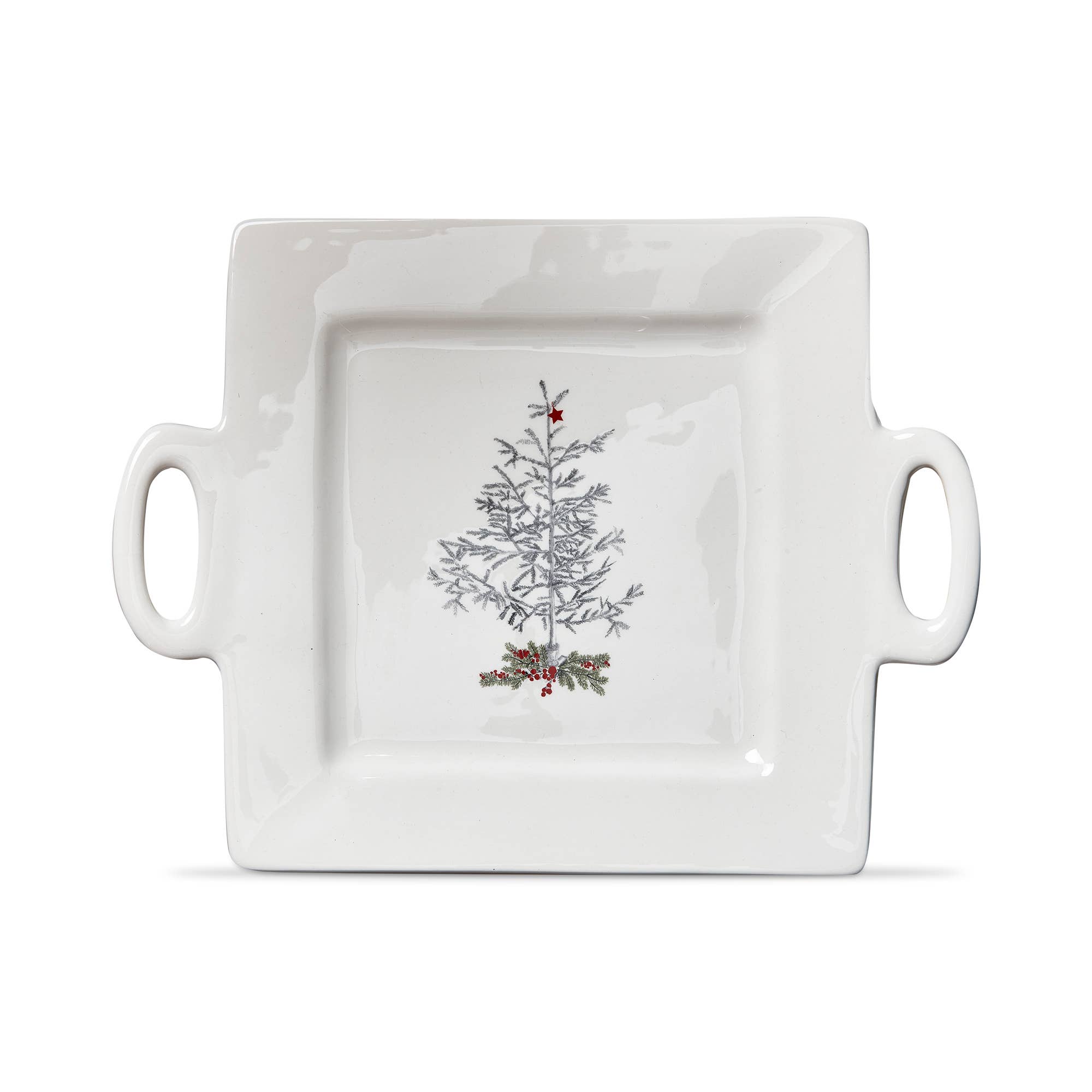 Farmhouse Christmas Square Platter - Posh West Boutique