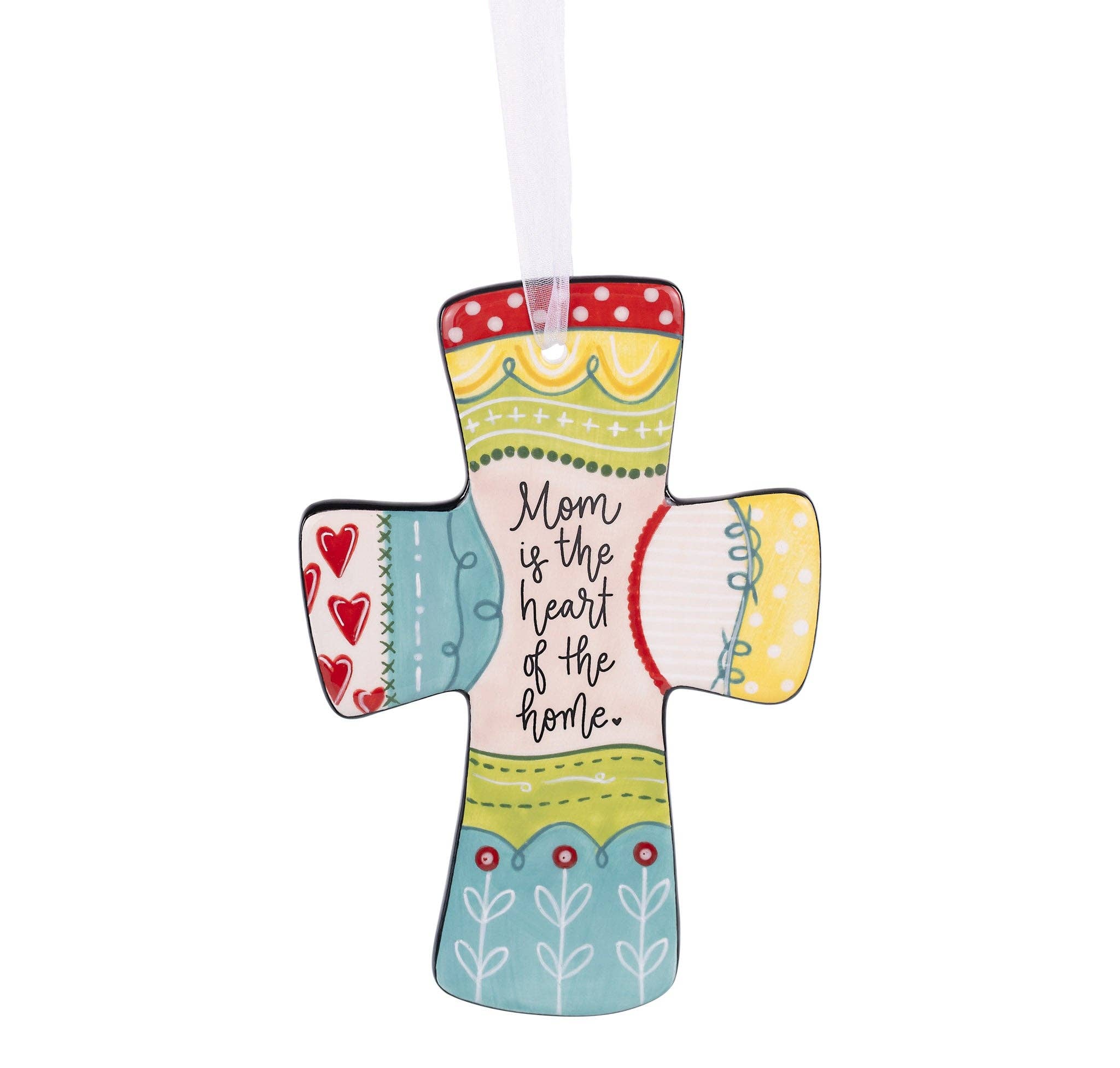 Mom Is The Heart Of The Home Cross - Posh West Boutique