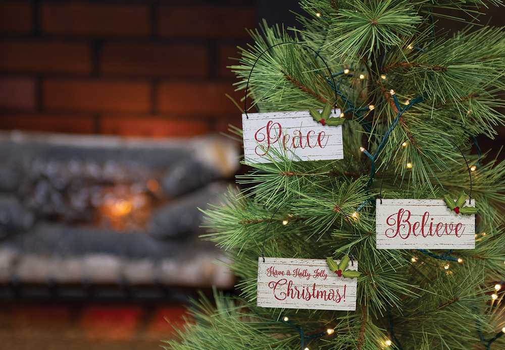 Holly Jolly Christmas Ornament, 3 Styles - Posh West Boutique