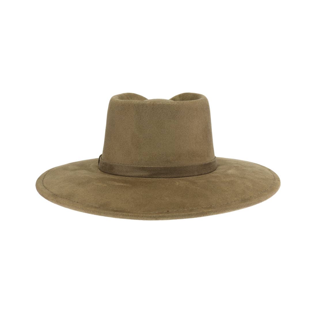 Camden Faux Suede C.C Rancher Hat - Posh West Boutique