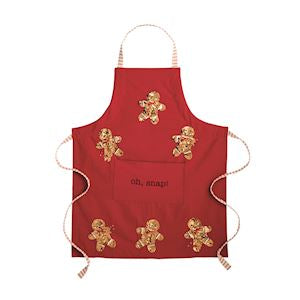 Gingerbread Sequin Apron - Posh West Boutique