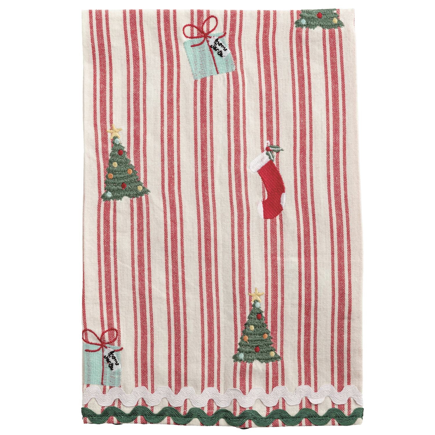 Embroidered Xmas Tree Towel Pack - Posh West Boutique