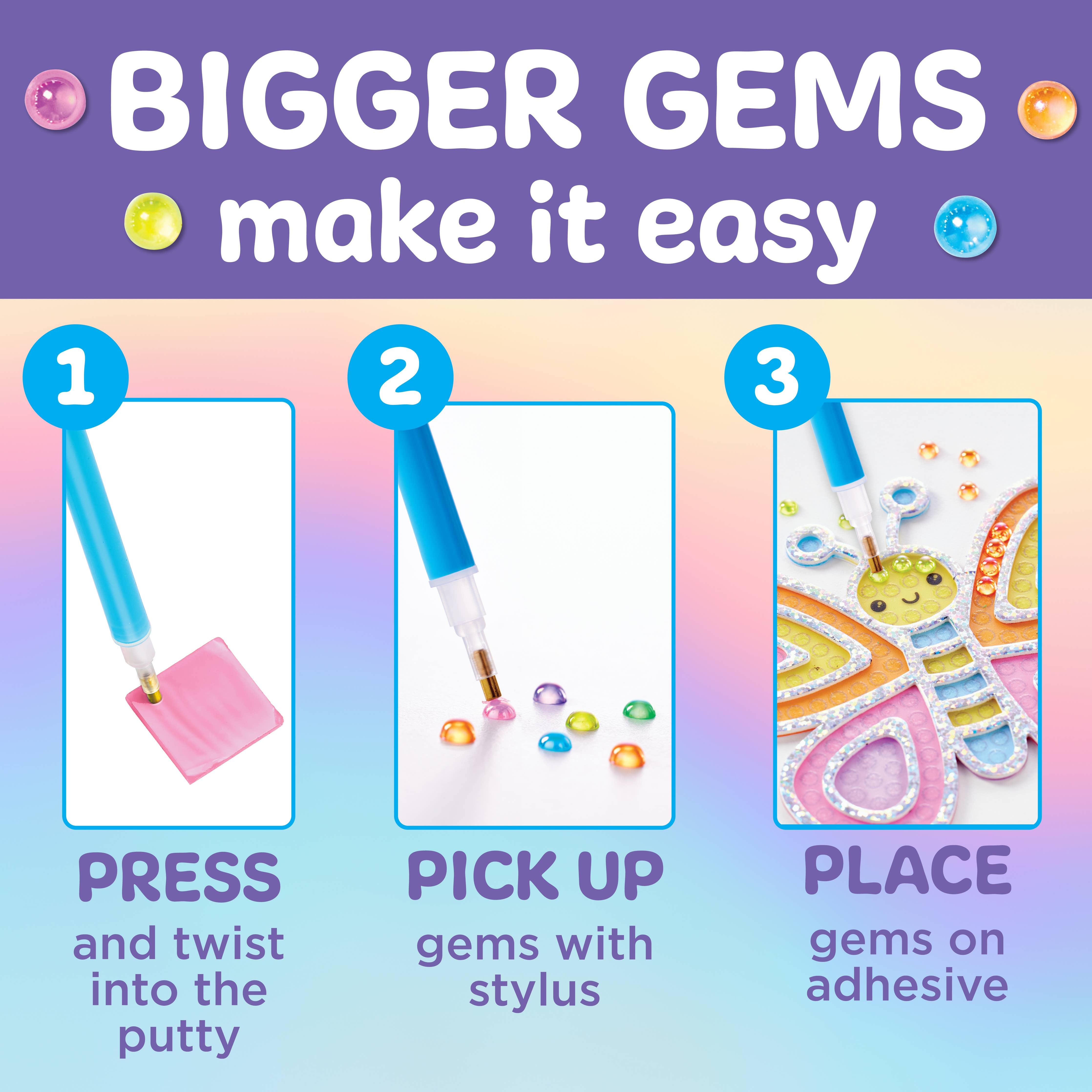 Bubble Gems Super Sticker Diamond Painting Kits - Posh West Boutique