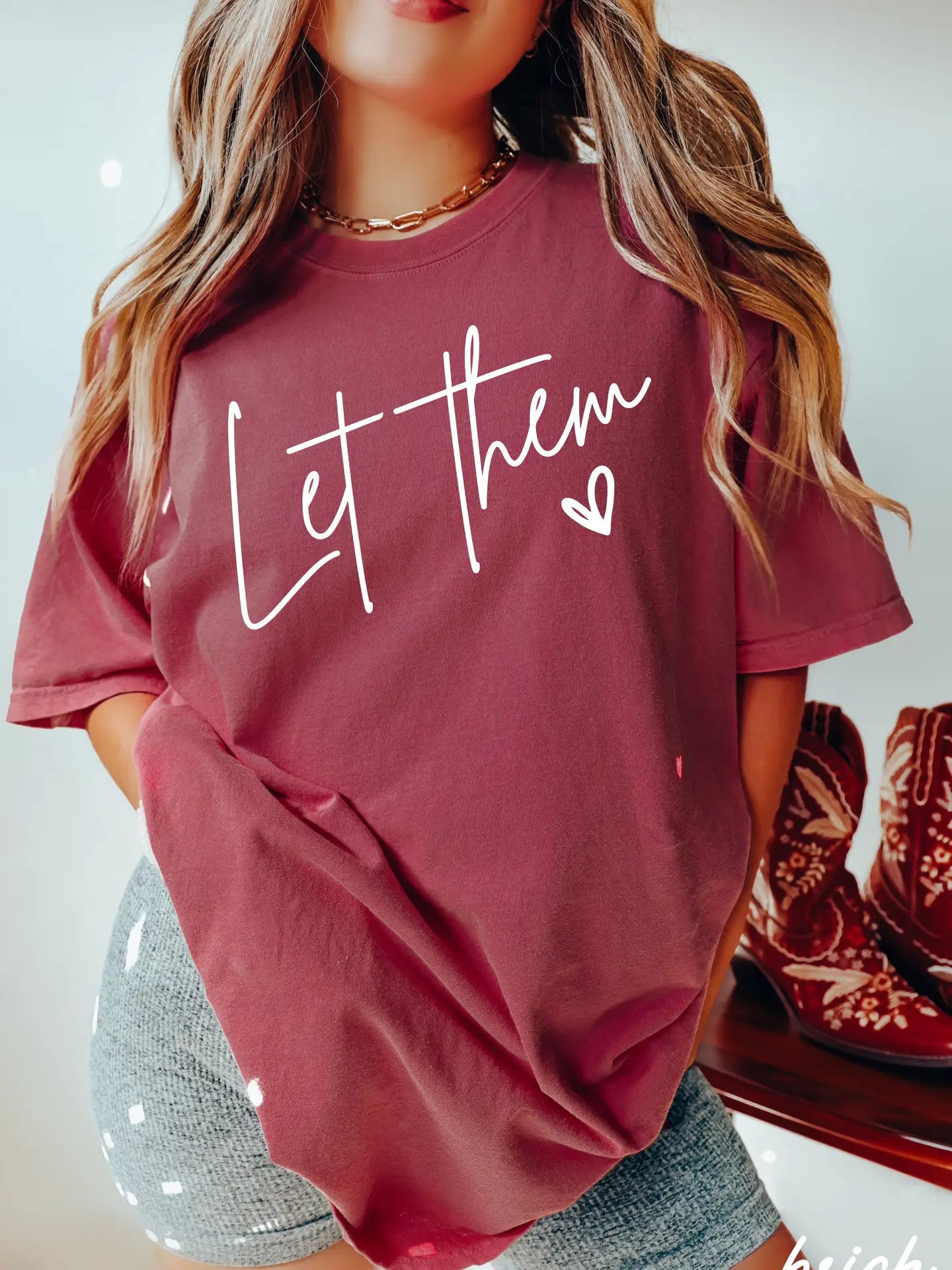 Crimson Let Them Graphic T