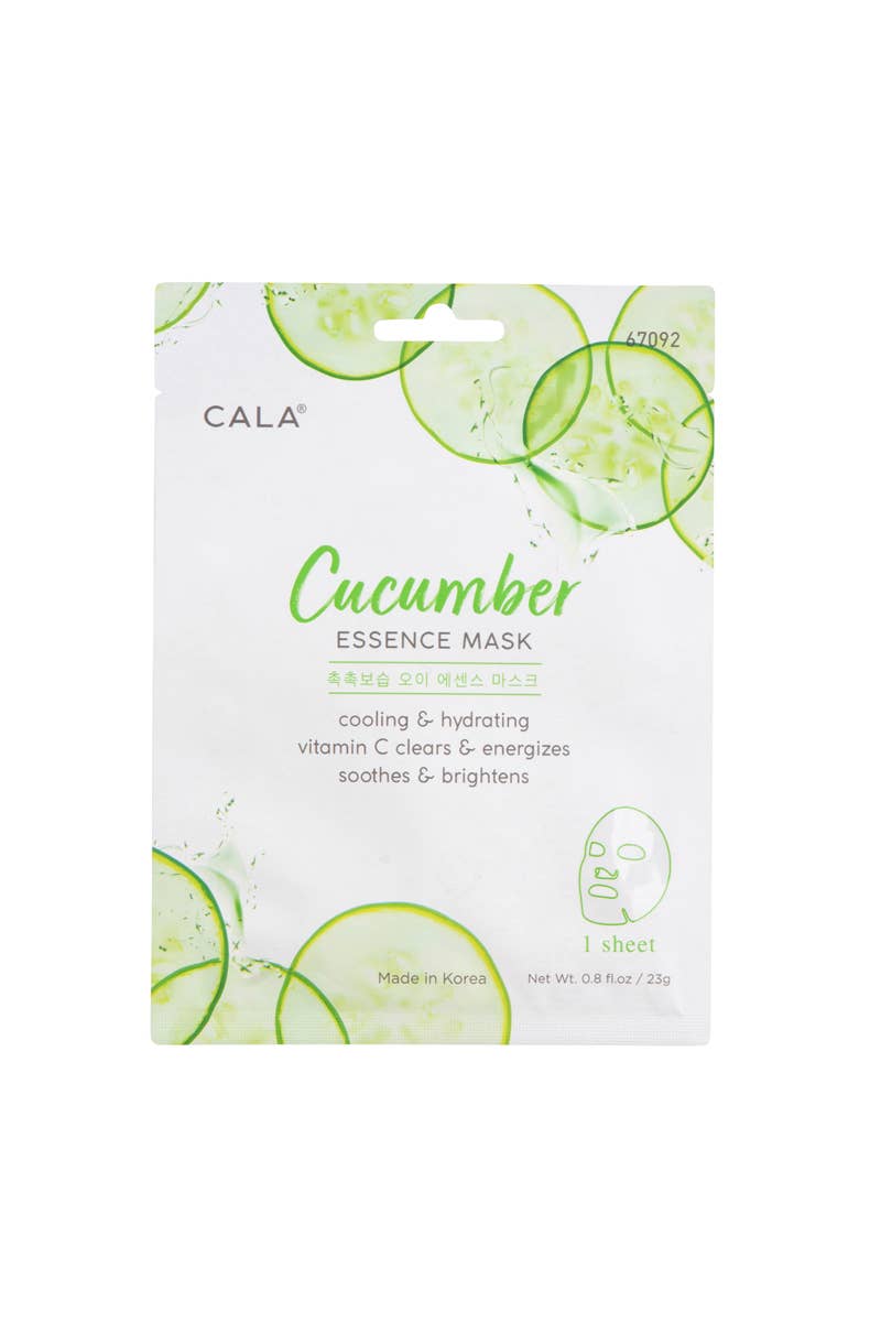 Cucumber Essence Facial Sheet Mask - Posh West Boutique