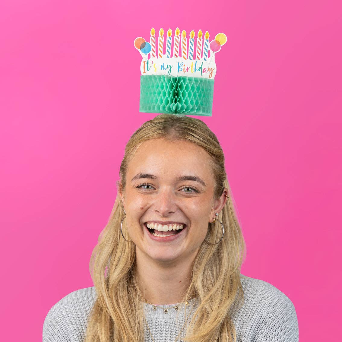 It's My Birthday' Cake Headband Crown | Birthday Party | - Posh West Boutique