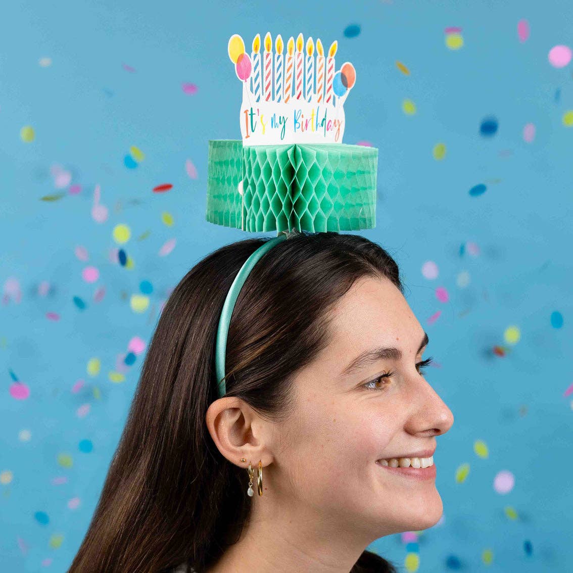 It's My Birthday' Cake Headband Crown | Birthday Party | - Posh West Boutique