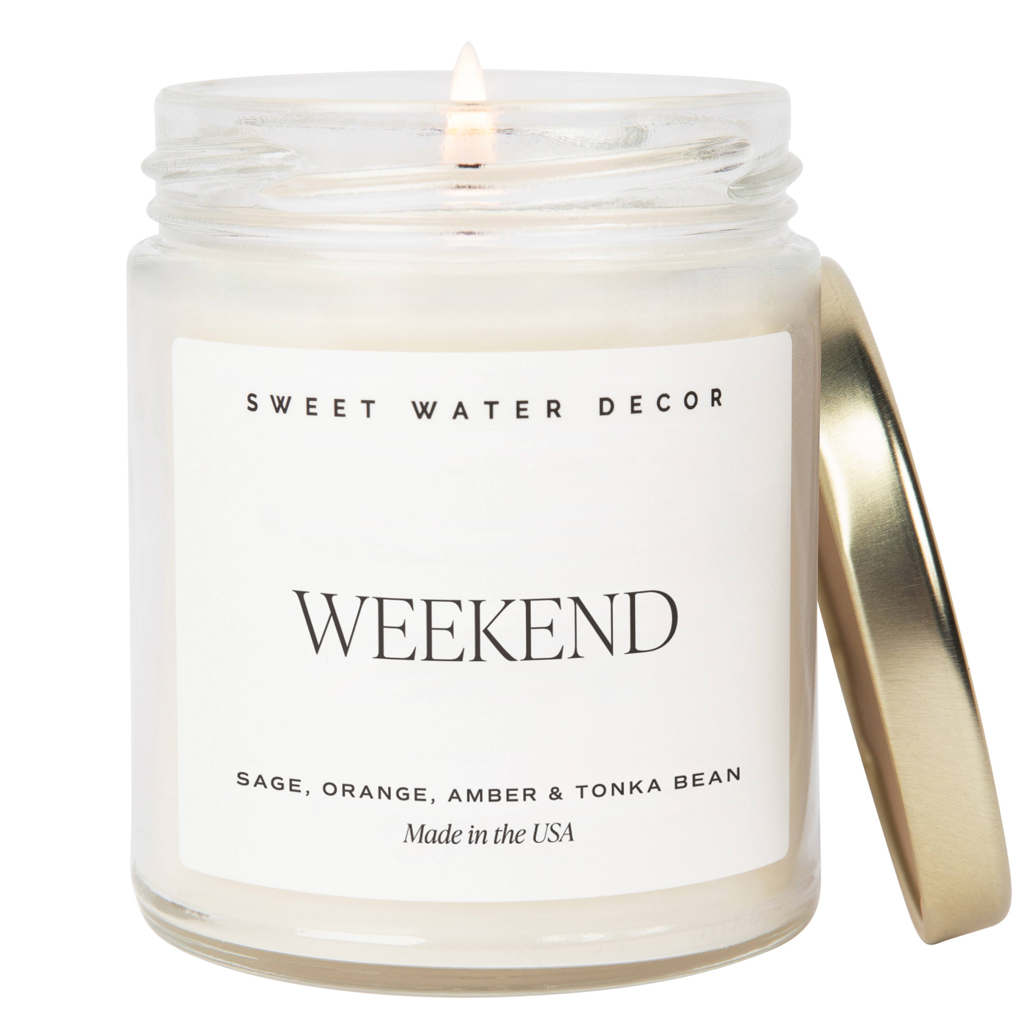 Weekend 9 oz Soy Candle - Home Decor & Gifts - Posh West Boutique