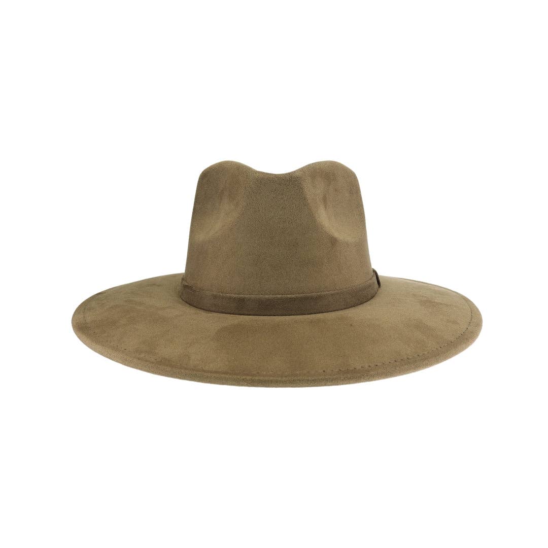 Camden Faux Suede C.C Rancher Hat - Posh West Boutique