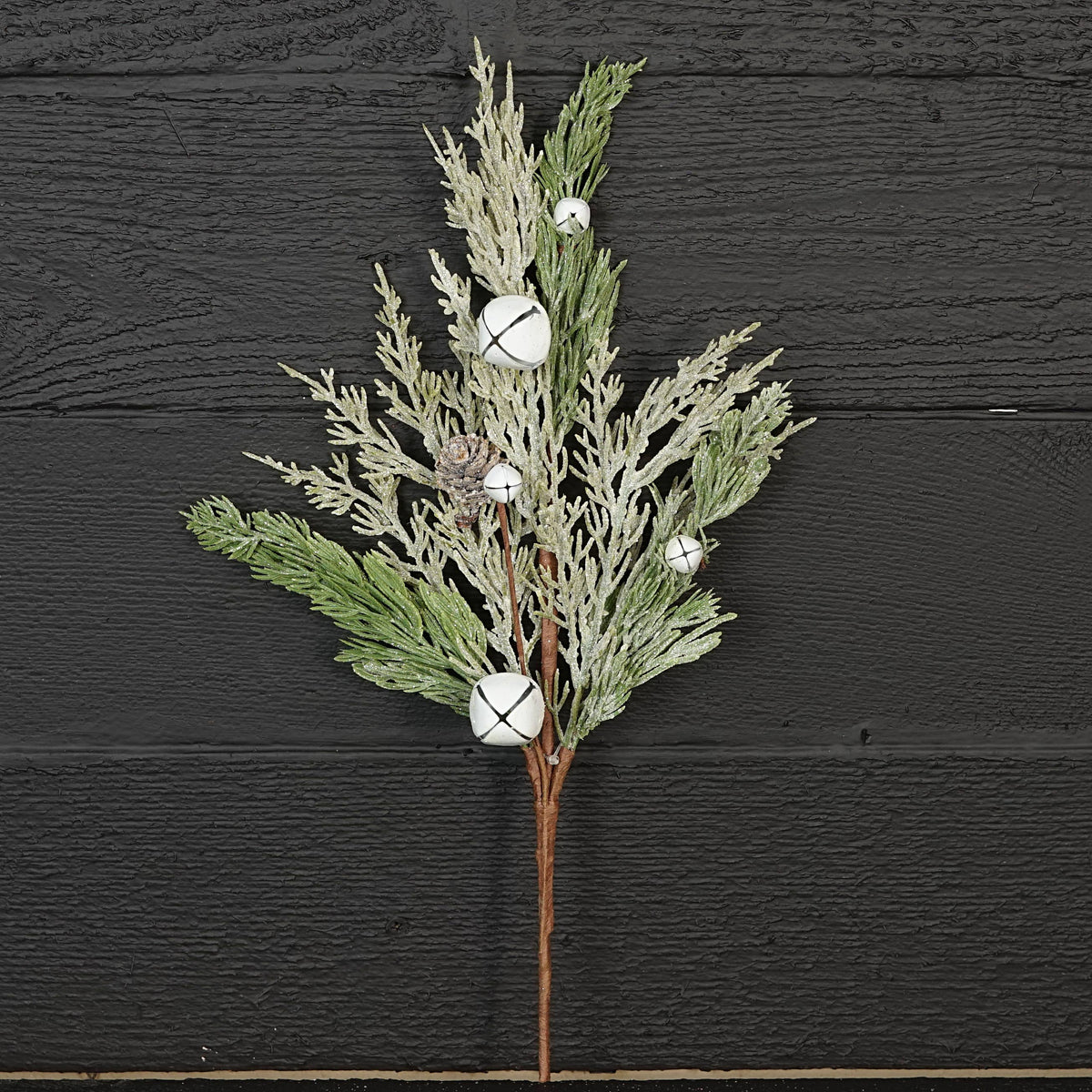 16in Pick-Sparkled soft pines with White bells - Posh West Boutique