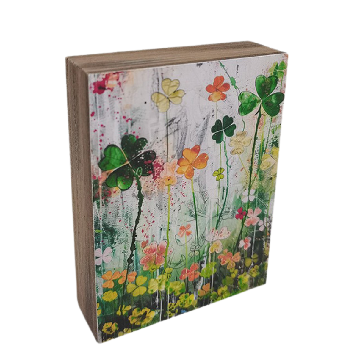Field of Luck Wood Block - Posh West Boutique