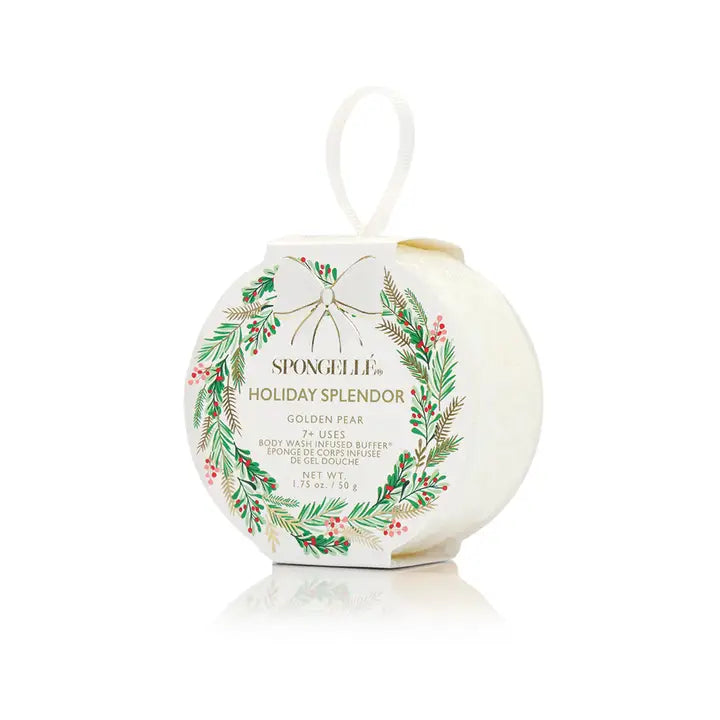 Spongelle Holiday Wreath Body Buffer - Posh West Boutique