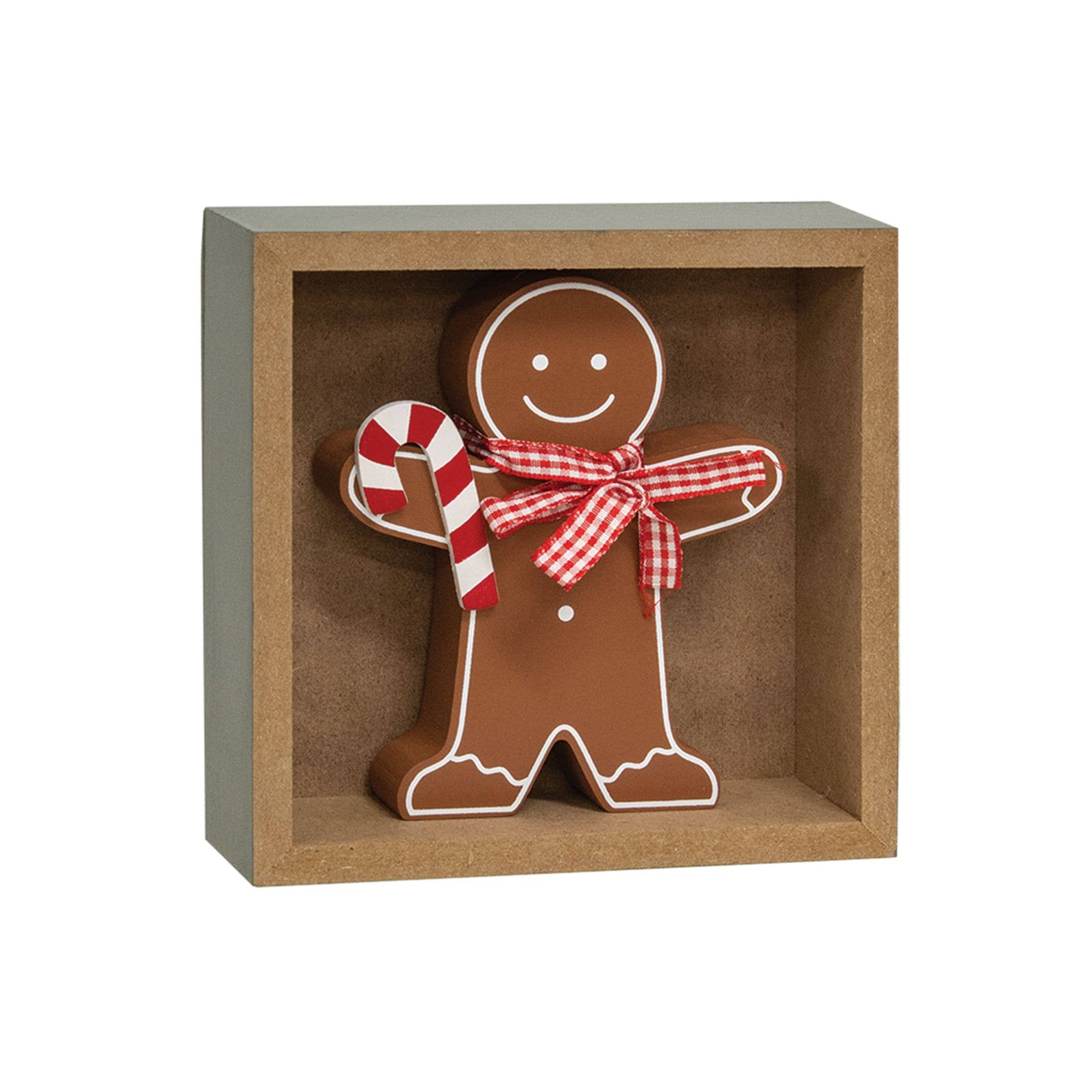 2/Set, Cookie Baking Crew Box Sign & Gingerbread Man - Posh West Boutique