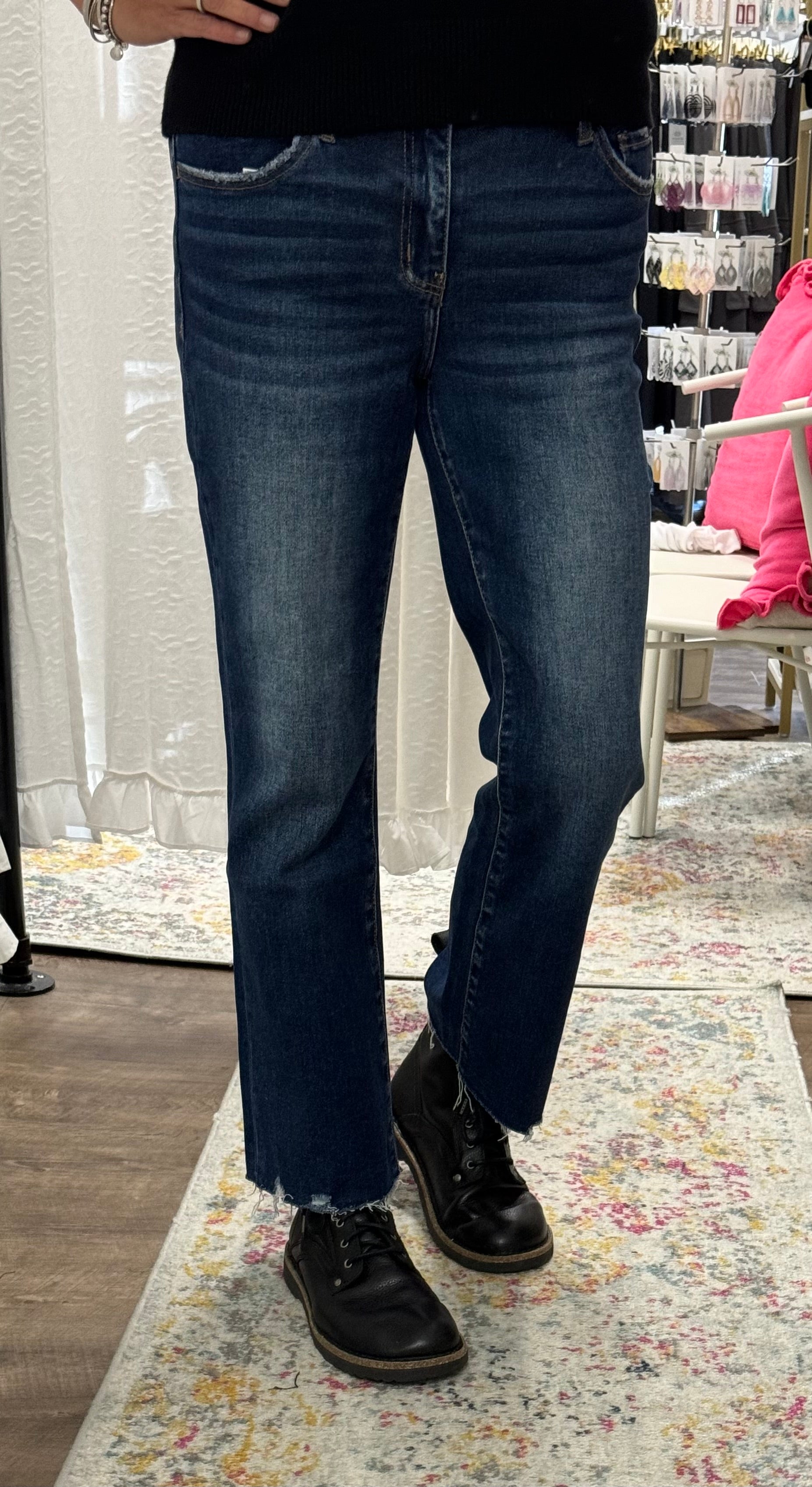 Vervet Mid Rise Ankle Bootcut Non-Distressed Jeans...The Zoe jeans!