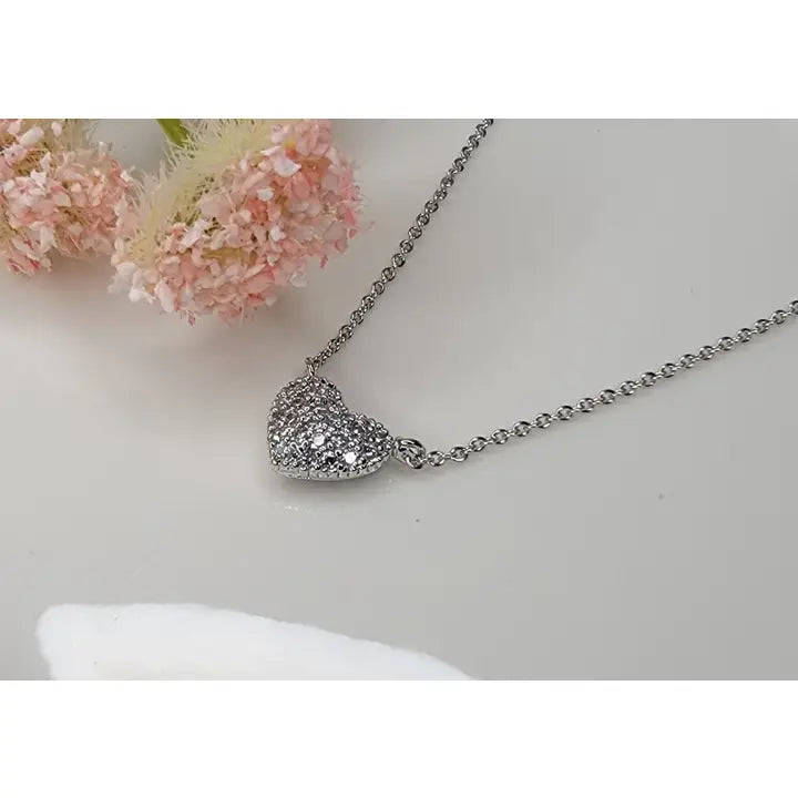 Betty Oh Silver Heart Pendant Necklace - Posh West Boutique