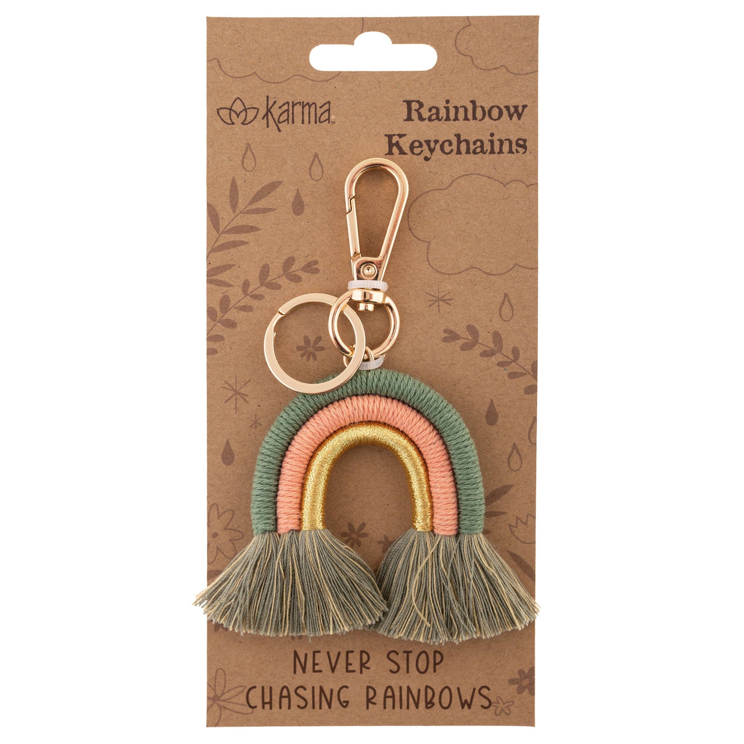 Rainbow Keychain - Posh West Boutique