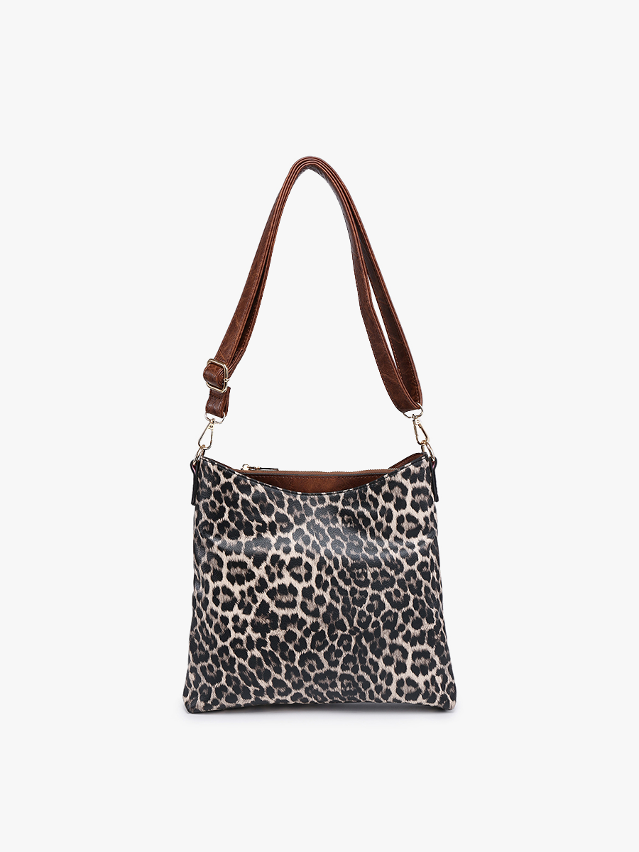 Emma 3 Compartment Crossbody w/ Snap Closure