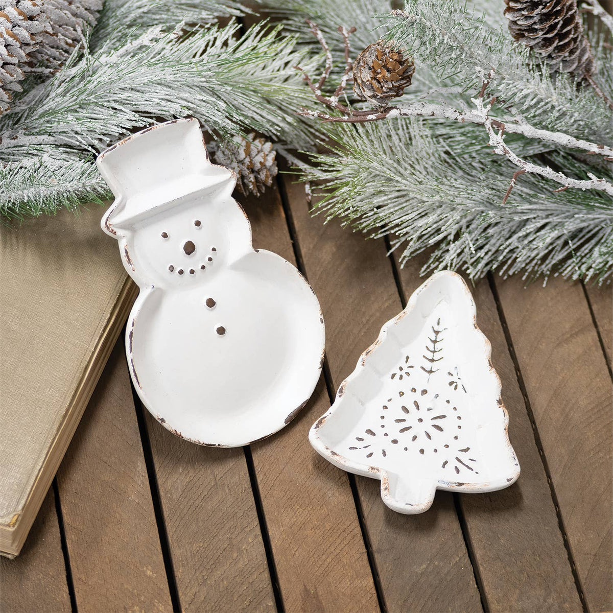 Resin Christmas Tree Trinket Tray