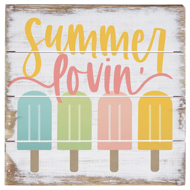 Summer Lovin' Popsicles Pallet Sign - Posh West Boutique