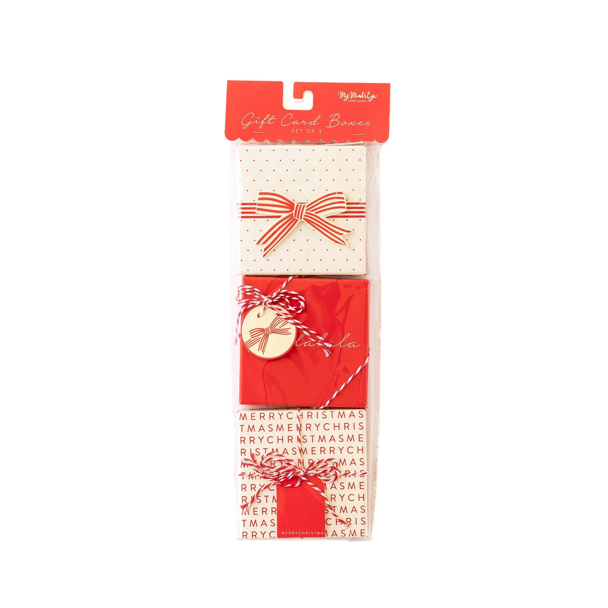 Red Bow Gift Card Boxes - Posh West Boutique