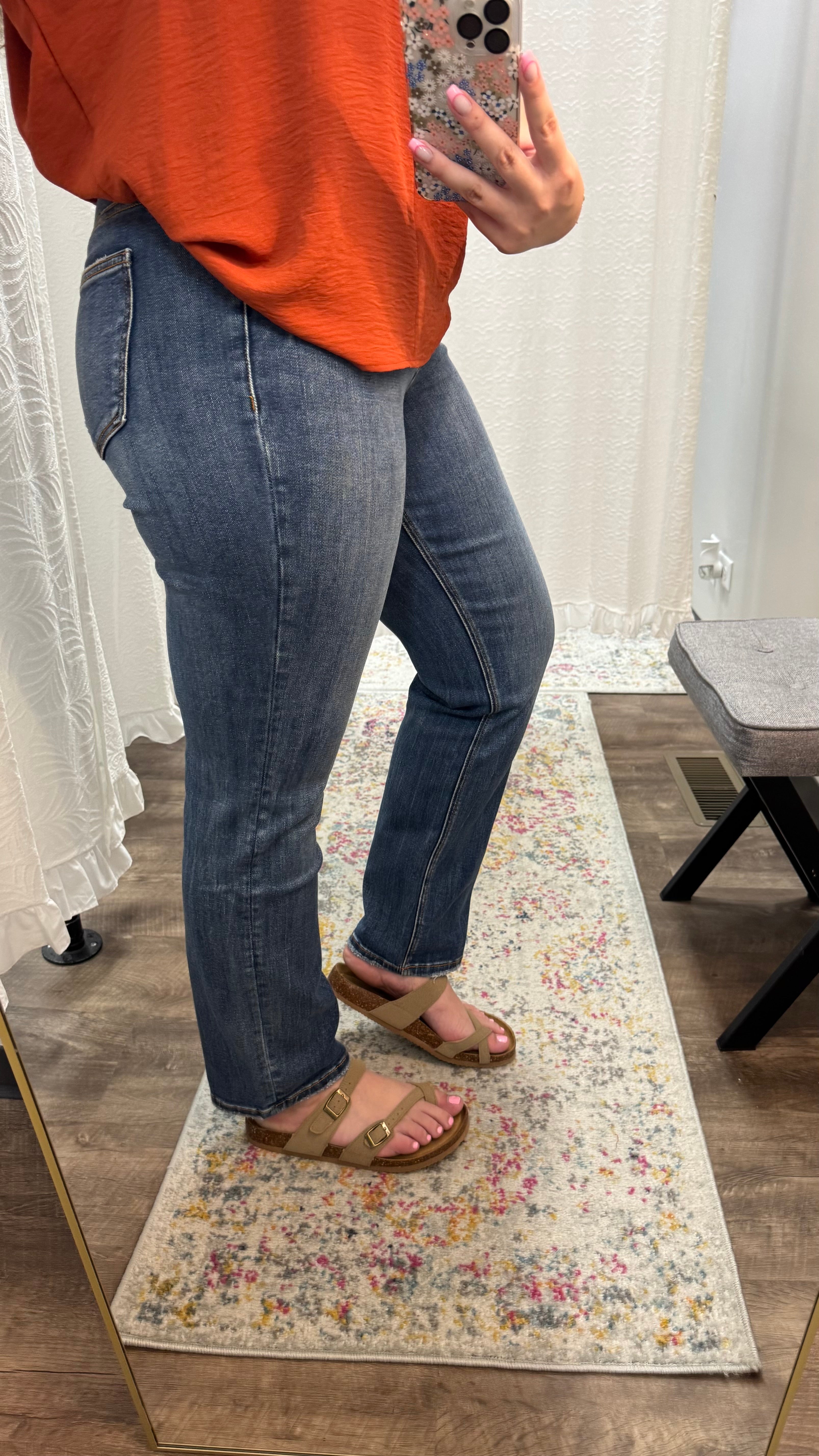 Vervet MR Straight Jeans 32" Inseam - Posh West Boutique
