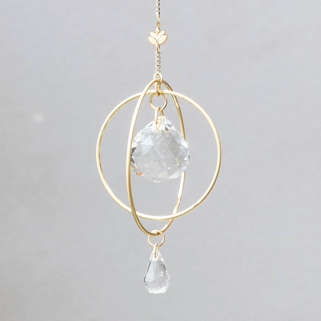 Mini Suncatcher - Lotus/Strength - Posh West Boutique