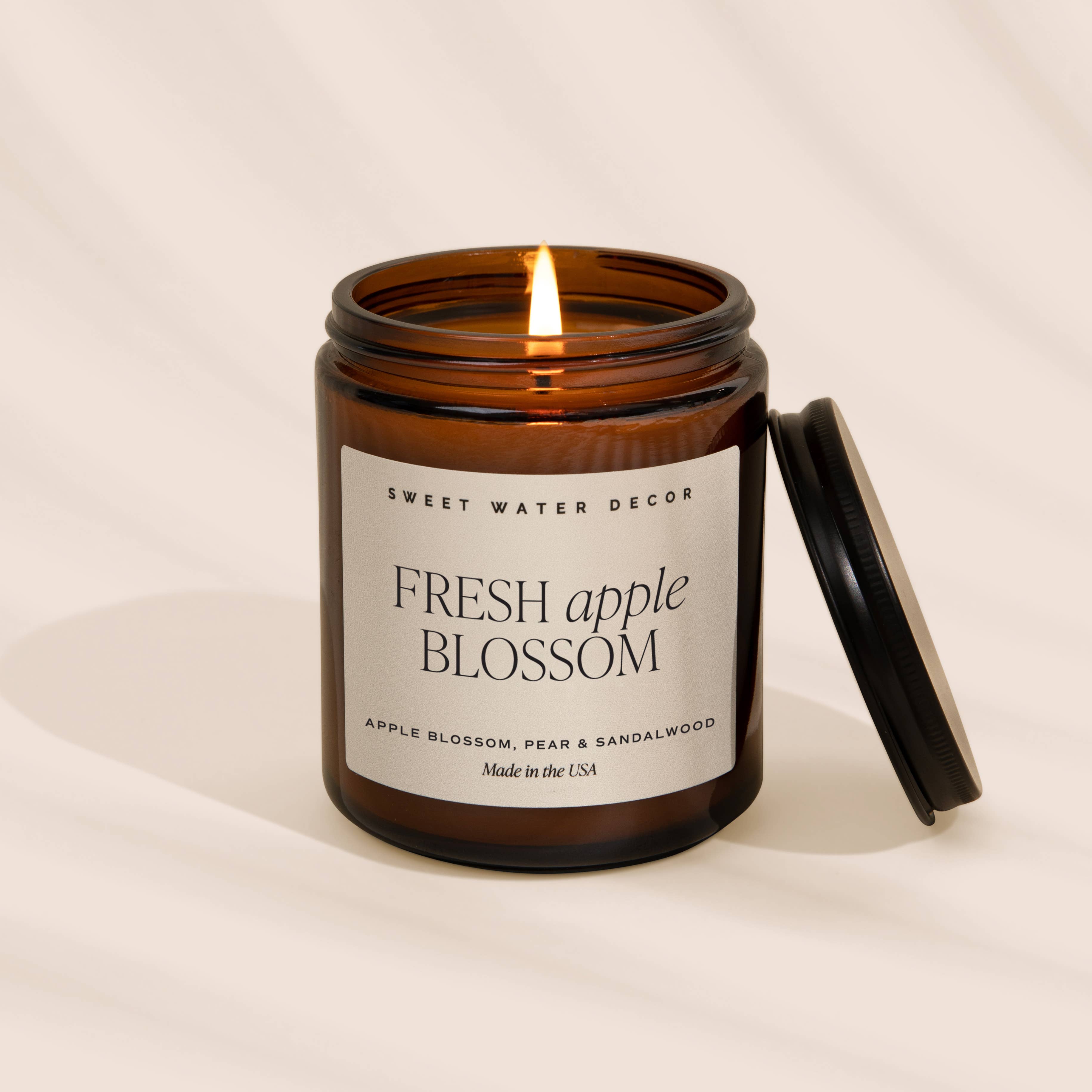 Fresh Apple Blossom Soy Candle - Posh West Boutique