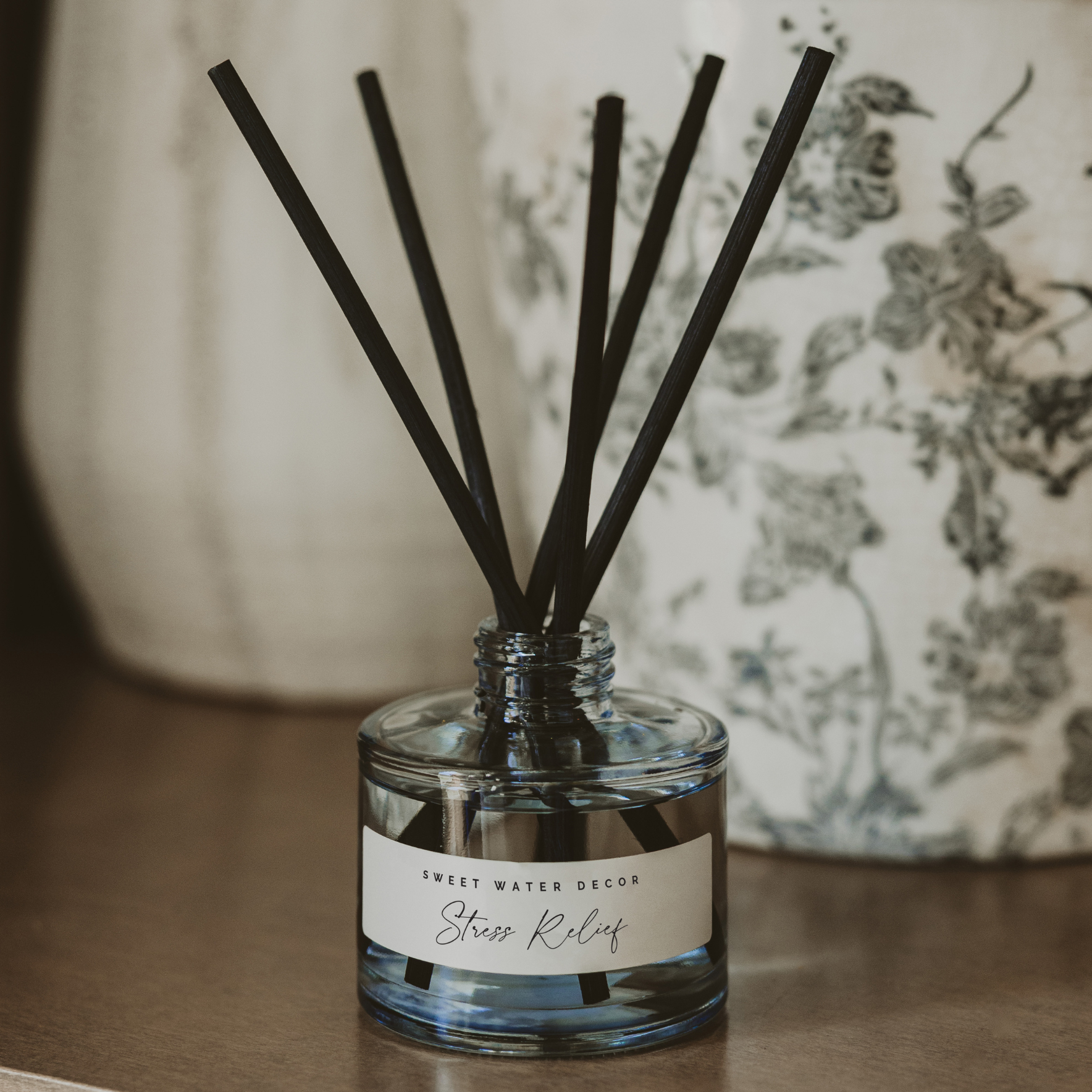 Stress Relief Reed Diffuser- Blue Vessel