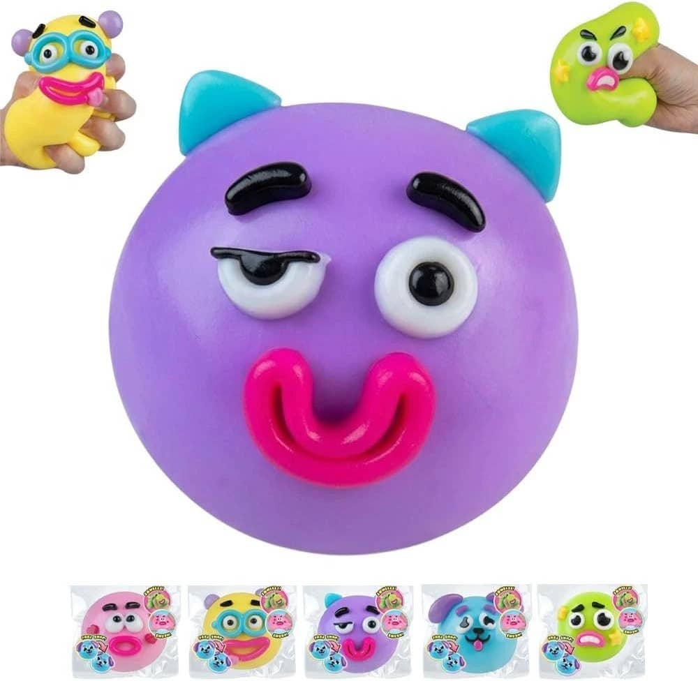 Squishy Faces – Funny Emoji-Style Stress Ball Squishies