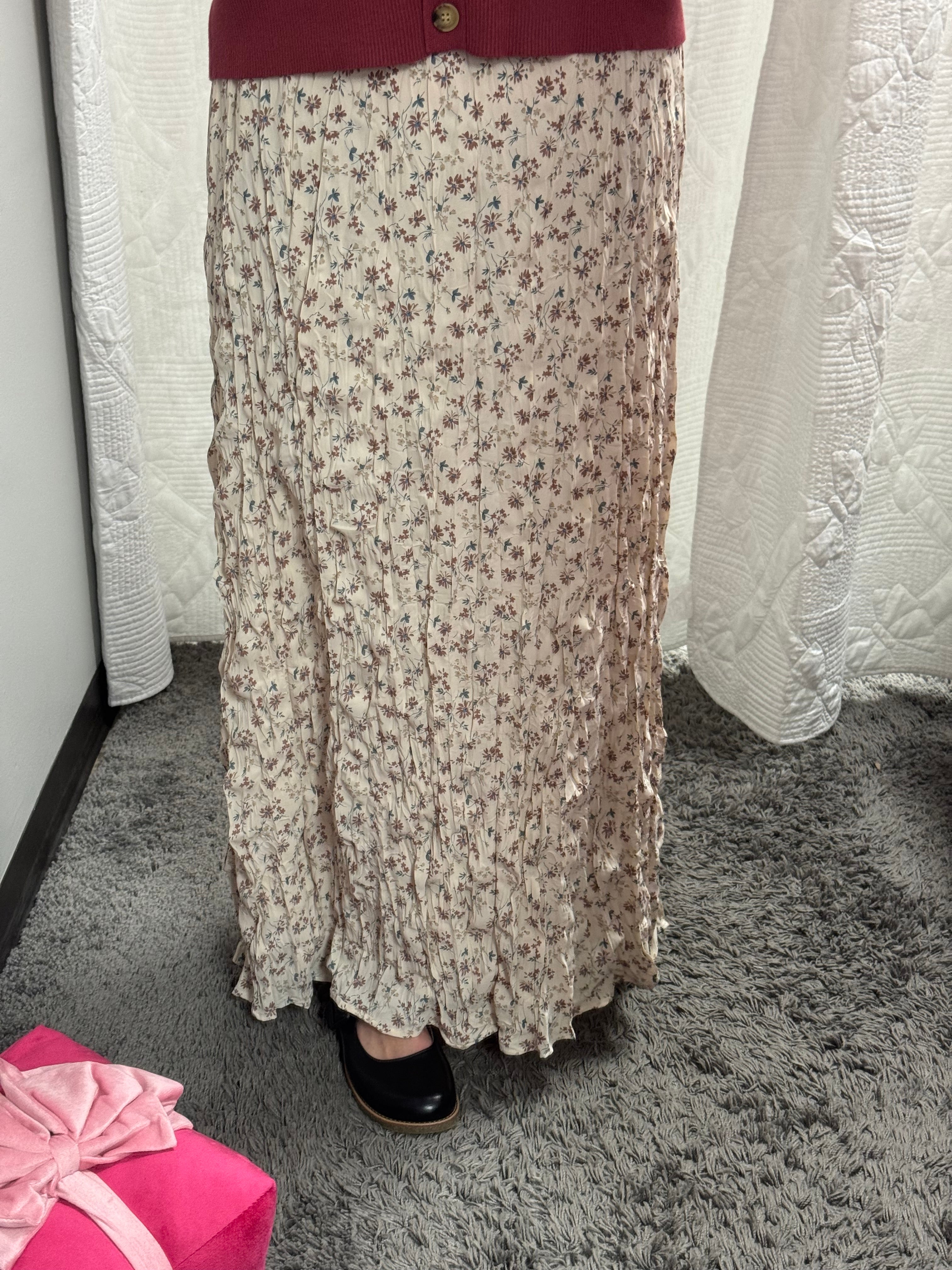 Sunbaked Dahlia Maxi Skirt - Posh West Boutique