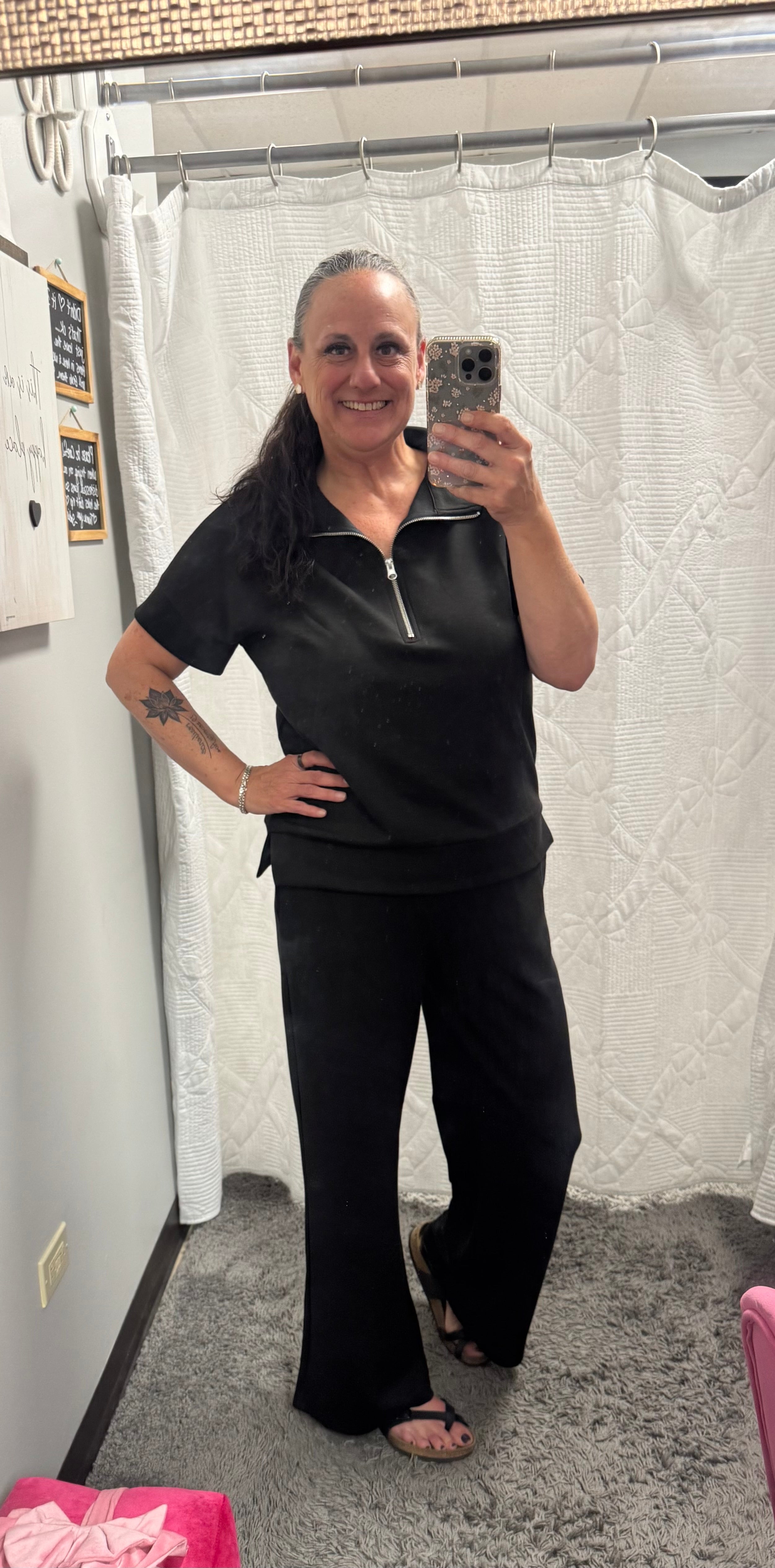 Black Pullover & Pants Comfy Set - Posh West Boutique